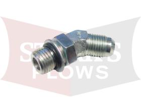 45 Elbow JIC 9/16"  O Ring Fitting Pump Cylinder Male Western Fisher Blizzard SnowEx Hiniker 