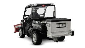 New Western Drop Pro 600 6 Cu. Ft. Stainless Steel Salt Spreader 87630