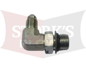 B60008 Blizzard 7/16-20 90° Adjustable Elbow Hydraulic Adapter ORB 60008