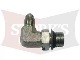 B60008 Blizzard 7/16-20 90° Adjustable Elbow Hydraulic Adapter ORB 60008