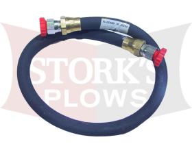 B60223 Blizzard ( 02'+ 8611 ) Hydraulic Hose 3/8" x 26" Plow Angle Hose 60223