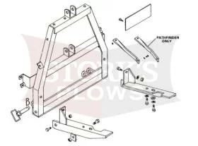nissan pathfinder plow mount 