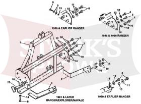 Dodge Dakota plow mount 
