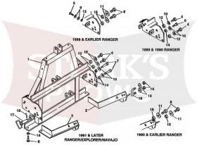 Dodge Dakota plow mount 