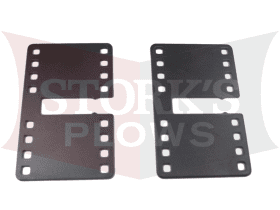61544 / 8290 Set Long Grille Harness Mount Plate Plug Storage Bracket Western Fisher Blizzard SnowEx