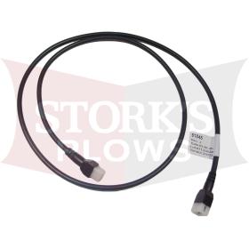 61845 Western 8695K Fisher 4' Straight Blade 6 Pin Controller Cord Extension White Plug 56462 9400
