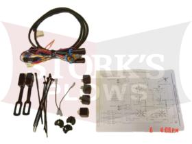 63394 Western Unimount 99-02 Chevy GMC HB3-HB4 Conversion Light Wiring Harness