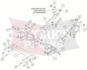 63900 plow mount