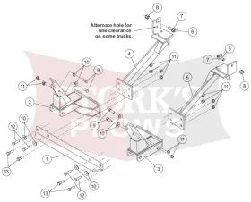 63900 plow mount