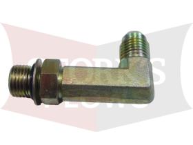 90 Tall Elbow JIC 9/16"  O Ring Fitting Pump Male Western, Fisher, Blizzard, SnowEx
