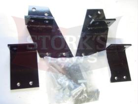 64720 Under-Frame Mount Brackets Western ProFlo, Fisher Speed-Caster 99-2016 Ford Super Duty F-250HD 350 450 550