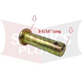 6814 Fisher Clevis Pin 1"x 3-5/16" Lift Ram Base Pin