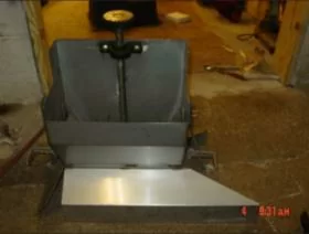 western high capacity salt spreader chute 68921