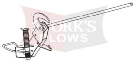69498 Western HTS Hook Assembly Drivers Side Ultramount Half Ton Snow Plow