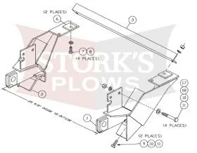 fisher plow mount 7123