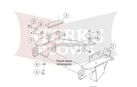 7138 Fisher plow Mount