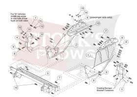 7152 Fisher 1995-1999 Ford F700 F800 Minute Mount Plow