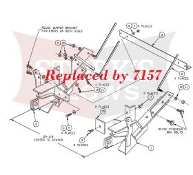 7153 Fisher Dodge Truck Ram 2500 3500 1997 Minute Mount 