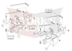Fisher plow mount 7160