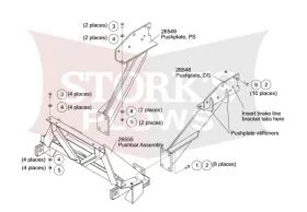 7164 Fisher Plow Mount
