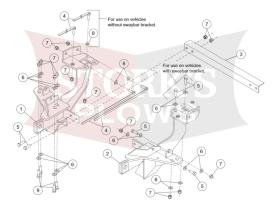 Fisher plow mount 7173