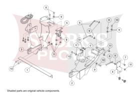 Fisher plow mount 7176
