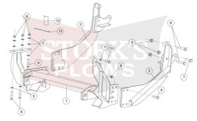 Fisher plow Mount 7187