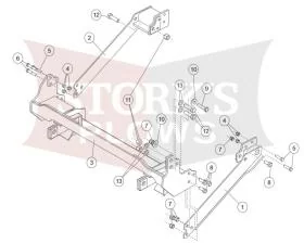 Fisher plow mount 7199