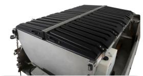 72750 Regular Capacity Hopper Lid Kit Western Striker Fisher Steel-Caster SnowEx Helixx