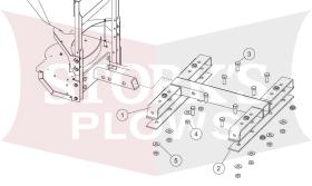 75922 Utility bed mount 2" Receiver Hitch Spreader Mount Any Brand