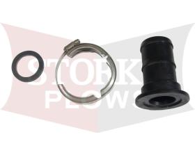 76136 SnowEx LiquiMaxx Brine Pump Straight Hose Barb Kit 2" Flange