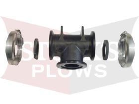 76140 SnowEx LiquiMaxx Brine Sprayer Tee Kit HFD-200 HFS-100