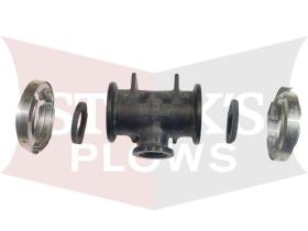 76156 SnowEx LiquiMaxx Brine Sprayer Tee Kit 2" to 1" 