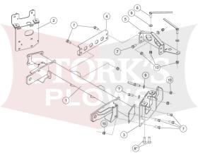 77108-1 Fisher Mount 2019-2024 Dodge Ram 1500 Minute Mount 2