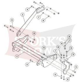 77110 plow mount