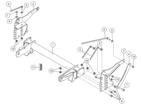 77116 Fisher Plow Mount 2022+ Toyota Tundra Minute Mount