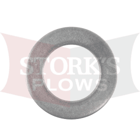 78097 2.5" OD x 1.53" ID SS Flat Washer Western Fisher Poly Spreader lid 