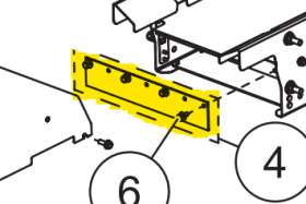 78266 Spreader drag chain Wiper kit Western Fisher Snowex Blizzard  