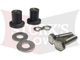 78268 New Western Fisher Blizzard 3/8 Well Nut Fastener Kit Salt Spreader