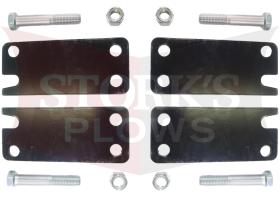 79445 2" Drop Brackets Western Enforcer V Plow Height Adjustment Plate Mount Adapter Kit 