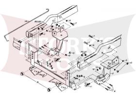 81003 Diamond Pull-Away Tube Mount 92-98 F-250 Ford Truck