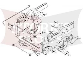 81003 Diamond Pull-Away Tube Mount 92-98 F-250 Ford Truck