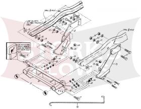 81007 Diamond Pull-Away Tube Mount 73-87 Chevy GMC Truck