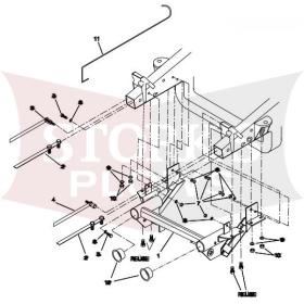 81014 Diamond Pull-Away Tube Mount 97-04 F-150 F-250 LD Ford Truck