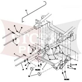 81014 Diamond Pull-Away Tube Mount 97-04 F-150 F-250 LD Ford Truck