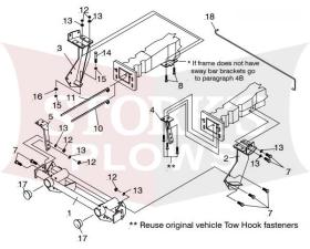 81019 diamond snow plow mount