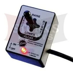 Fisher Straight Blade Joystick Control 6 Pin White Plug 8292 