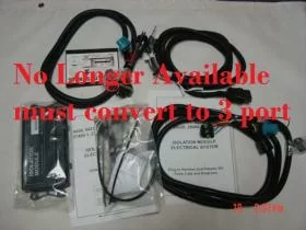 8436 Western Fisher HB1 or HB5 4 Port 3 Plug Wiring Kit Isolation Module Truck Side Light Harness 