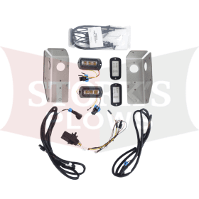 85458 LED Strobe Light Kit for .35 and .7 Western Fisher SnowEx Stainless Spreader