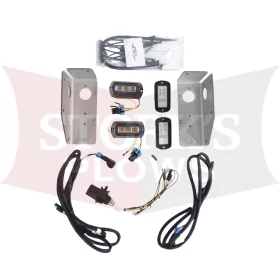 85458 LED Strobe Light Kit for .35 and .7 Western Fisher SnowEx Stainless Spreader